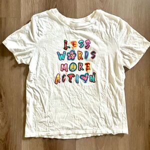 Womens Graphic Tee - White